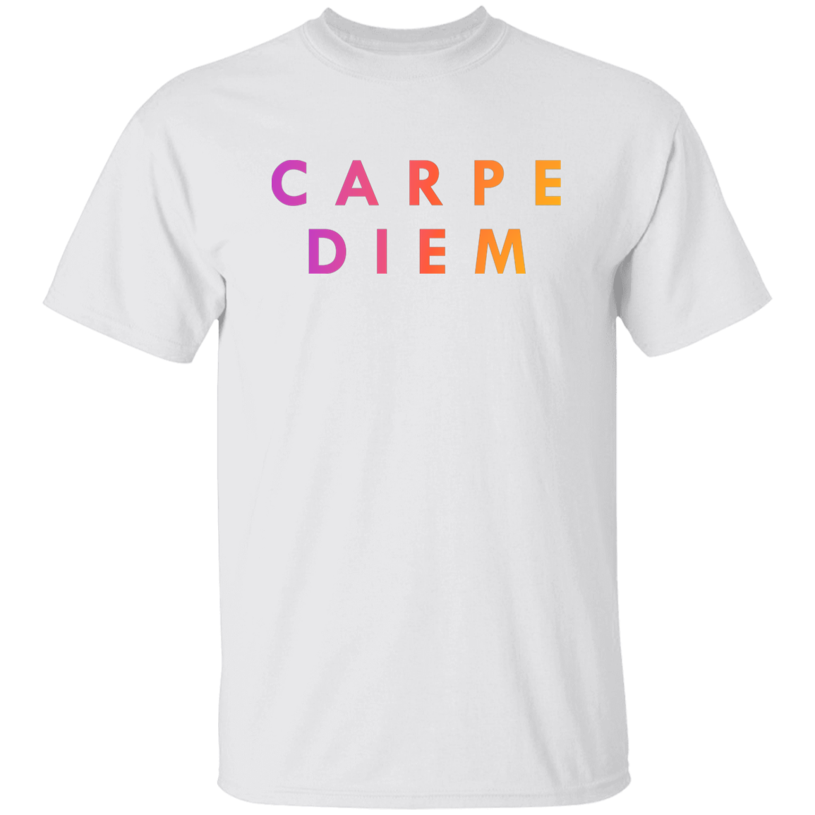"Carpe diem." Mens T-shirt | BetterSaid.co