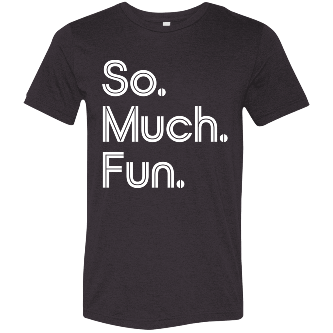 "So much fun." Tri-blend T-shirt | BetterSaid.co