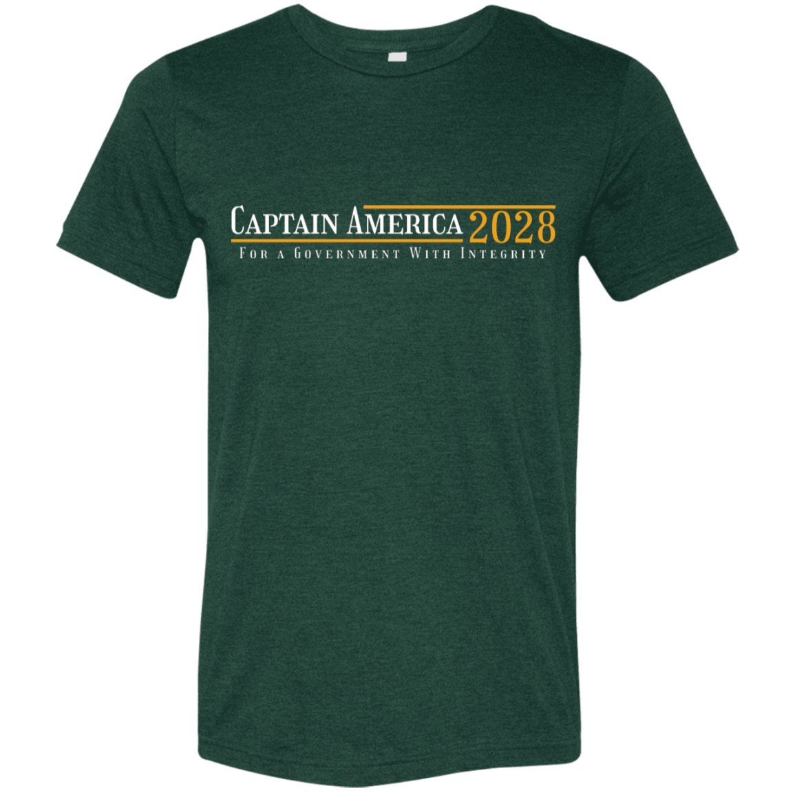 "Captain America 2028" Tri-blend T-shirt | BetterSaid.co