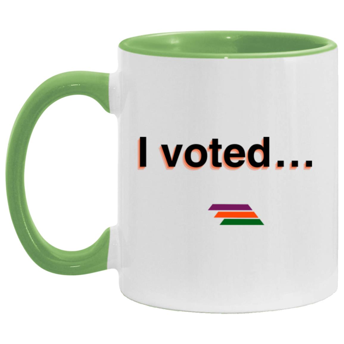 "I voted" Coffee Cups | BetterSaid.co