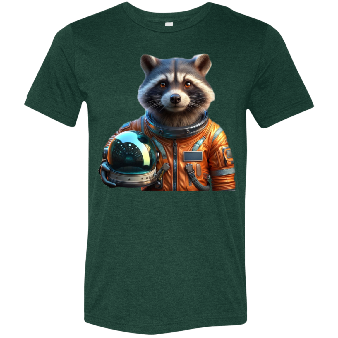 "Space Raccoon" Tri-blend T-shirt | BetterSaid.co