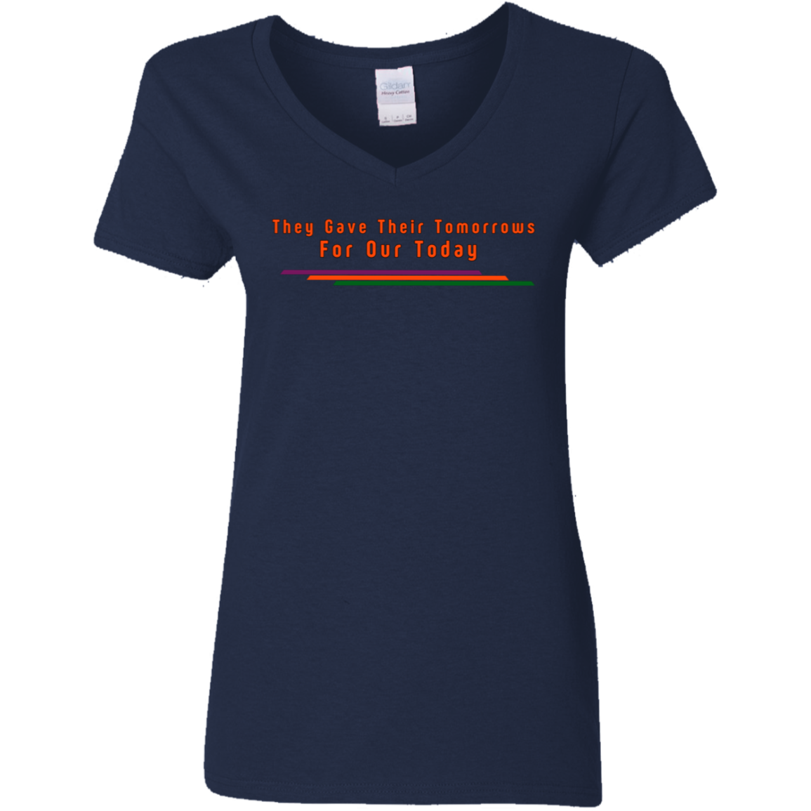 "They Gave Their Tomorrows" Womens V-neck T-shirt | BetterSaid.co