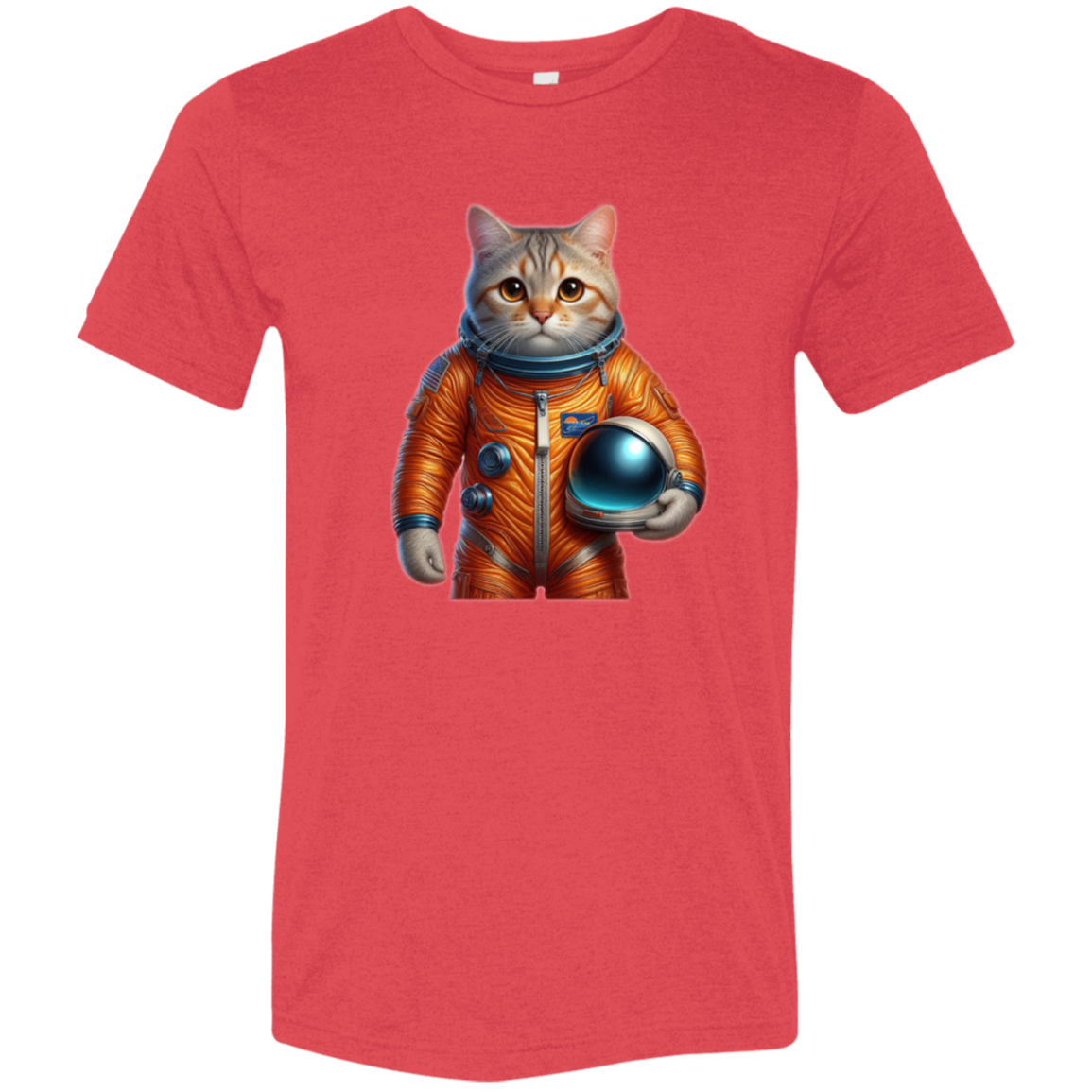 "Space Cat" Tri-blend T-shirt | BetterSaid.co