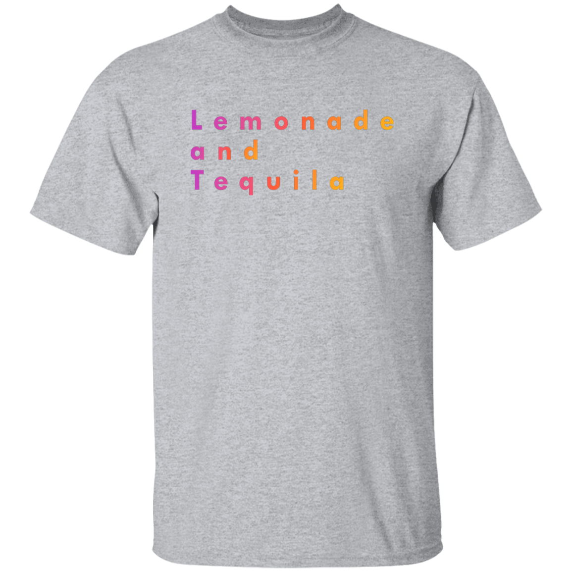 "Lemonade and Tequila" Mens T-shirt | BetterSaid.co