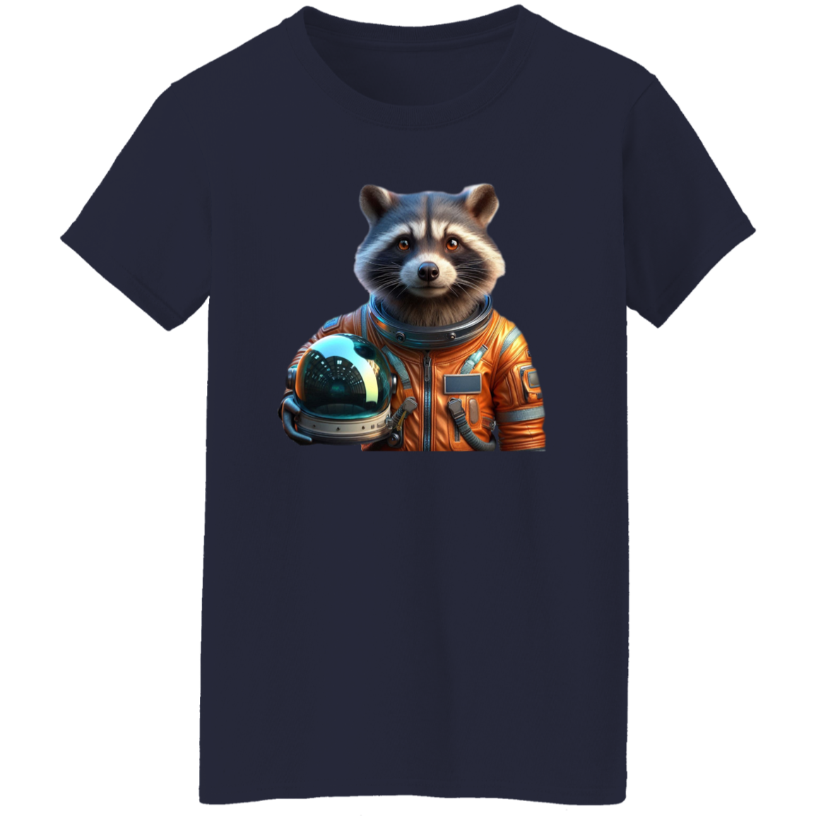 "Space Raccoon" Womens T-shirt | BetterSaid.co