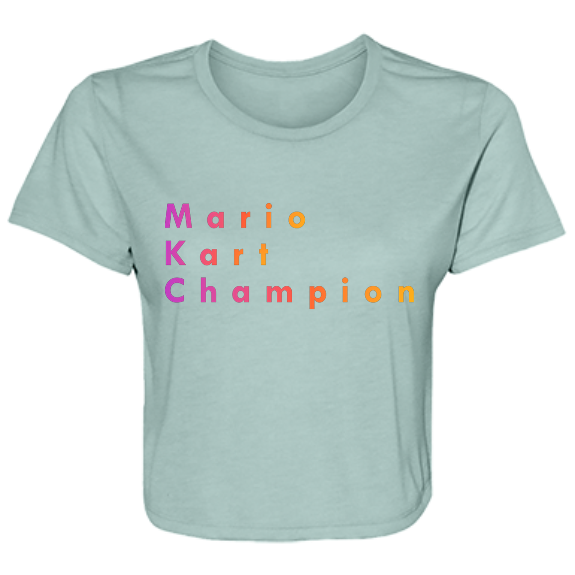 "Mario Kart Champion" Womens Crop Top | BetterSaid.co