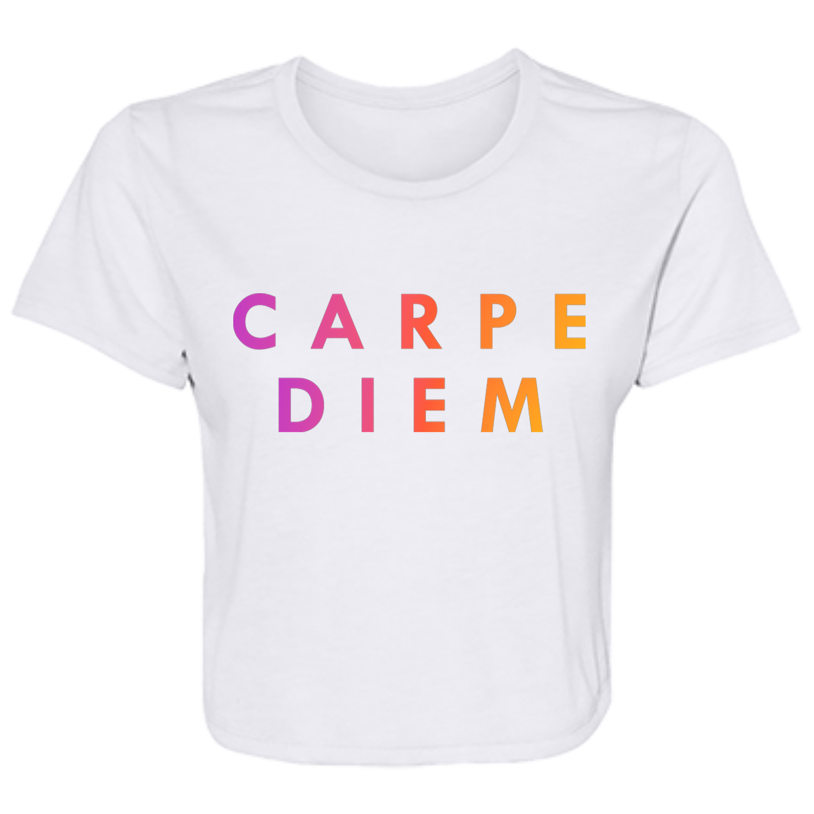 "Carpe diem." Womens Crop Top | BetterSaid.co