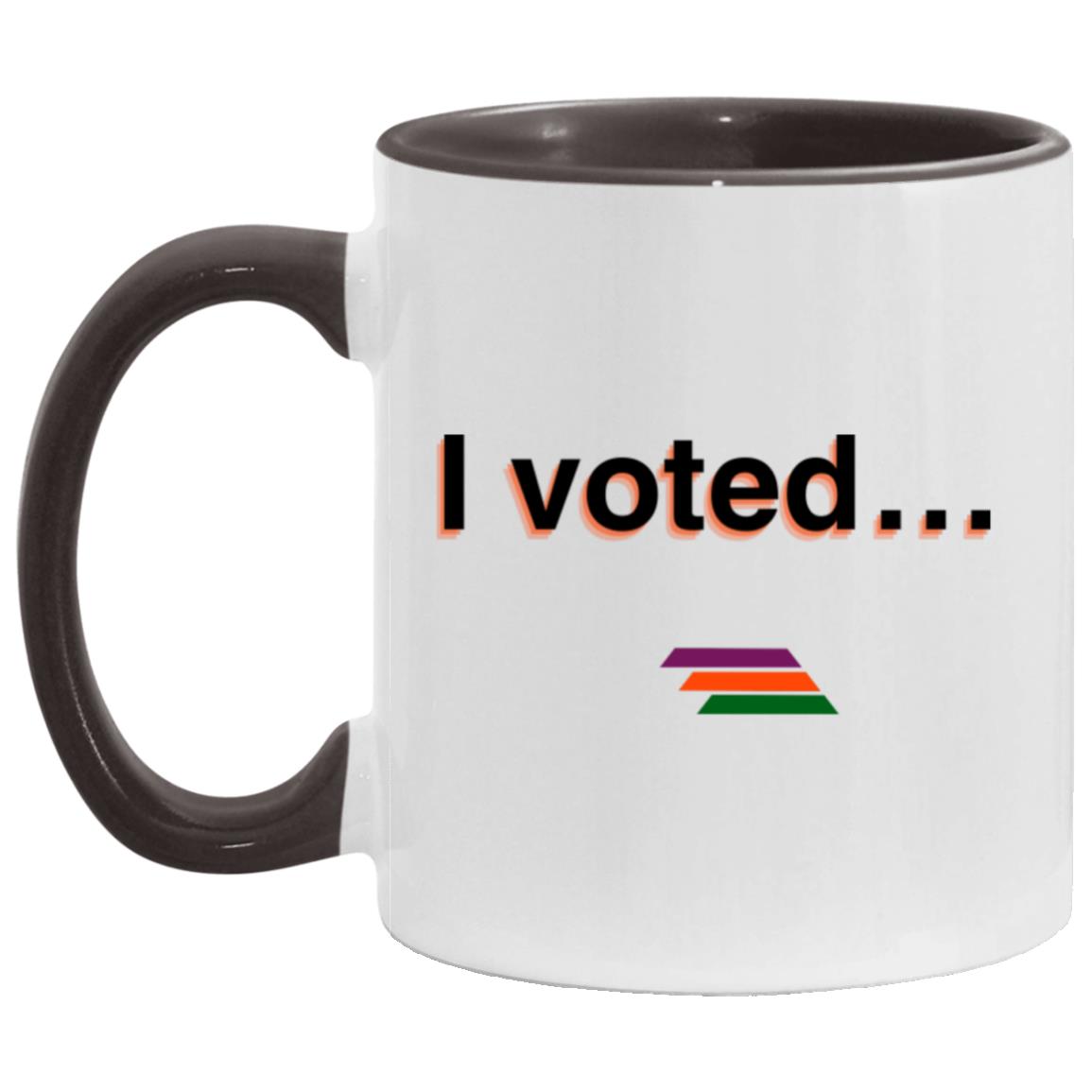 "I voted" Coffee Cups | BetterSaid.co