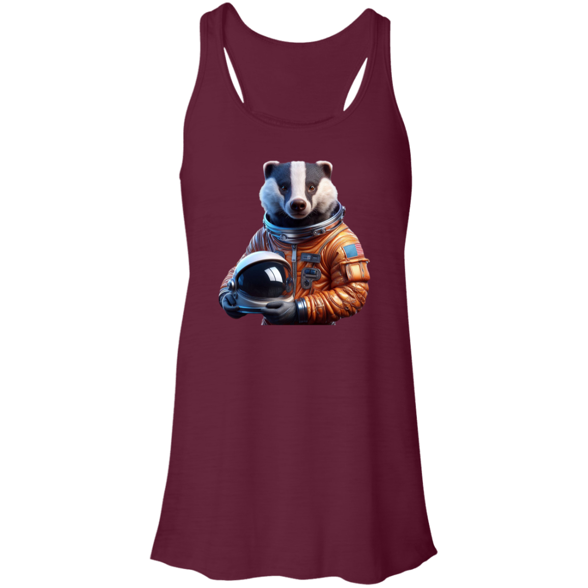 "Space Badger" Womens Tank Top | BetterSaid.co