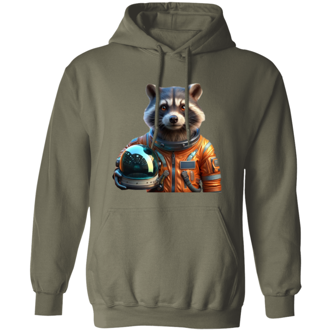 "Space Raccoon" Pullover Hoodie | BetterSaid.co