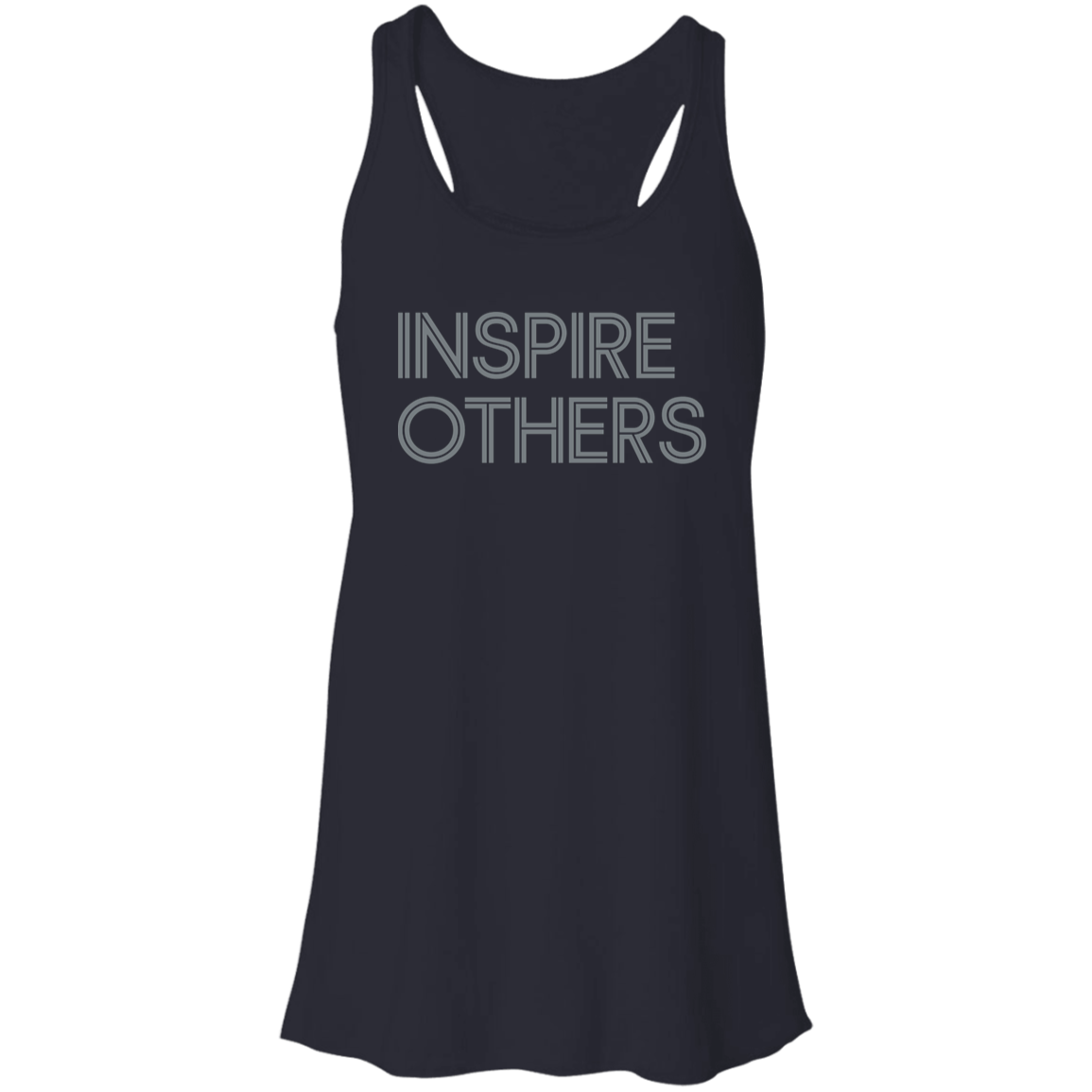 "Inspire others." Flowy Racerback Tank | BetterSaid.co