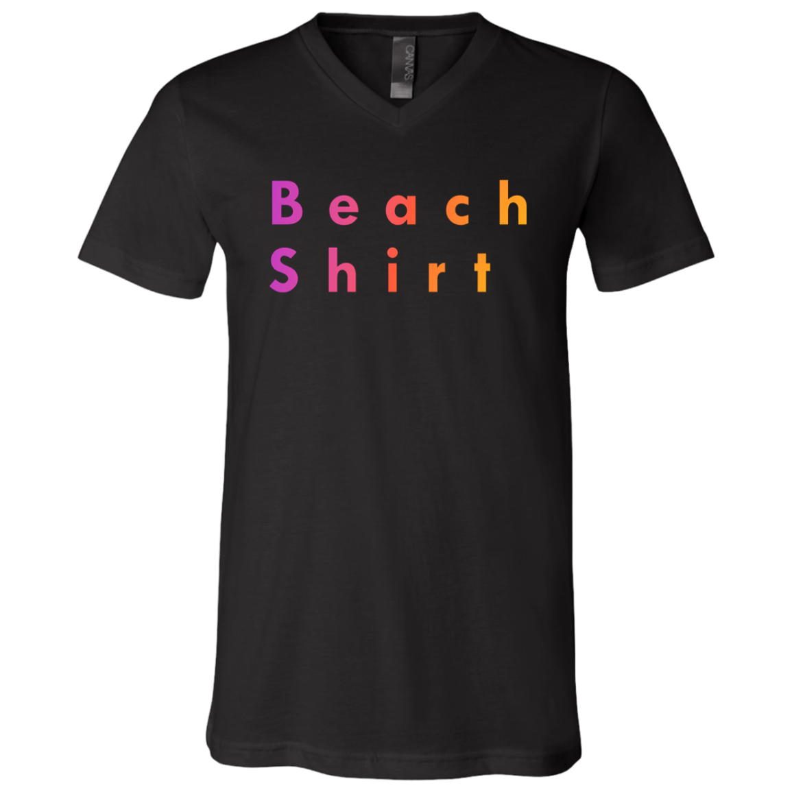 "Beach shirt" Mens V-neck | BetterSaid.co