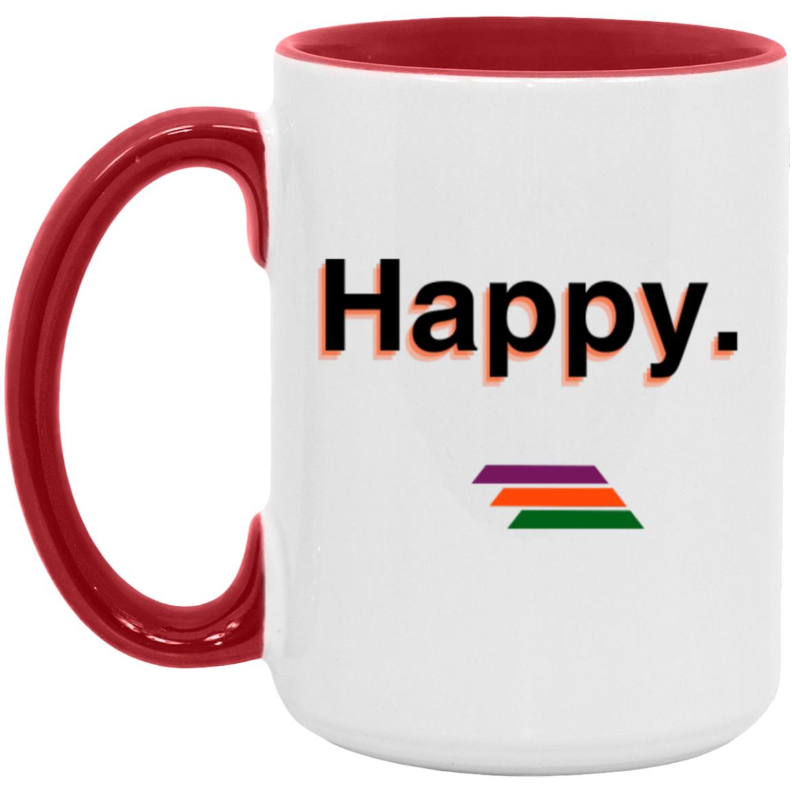 "Happy." Coffee Cups | BetterSaid.co