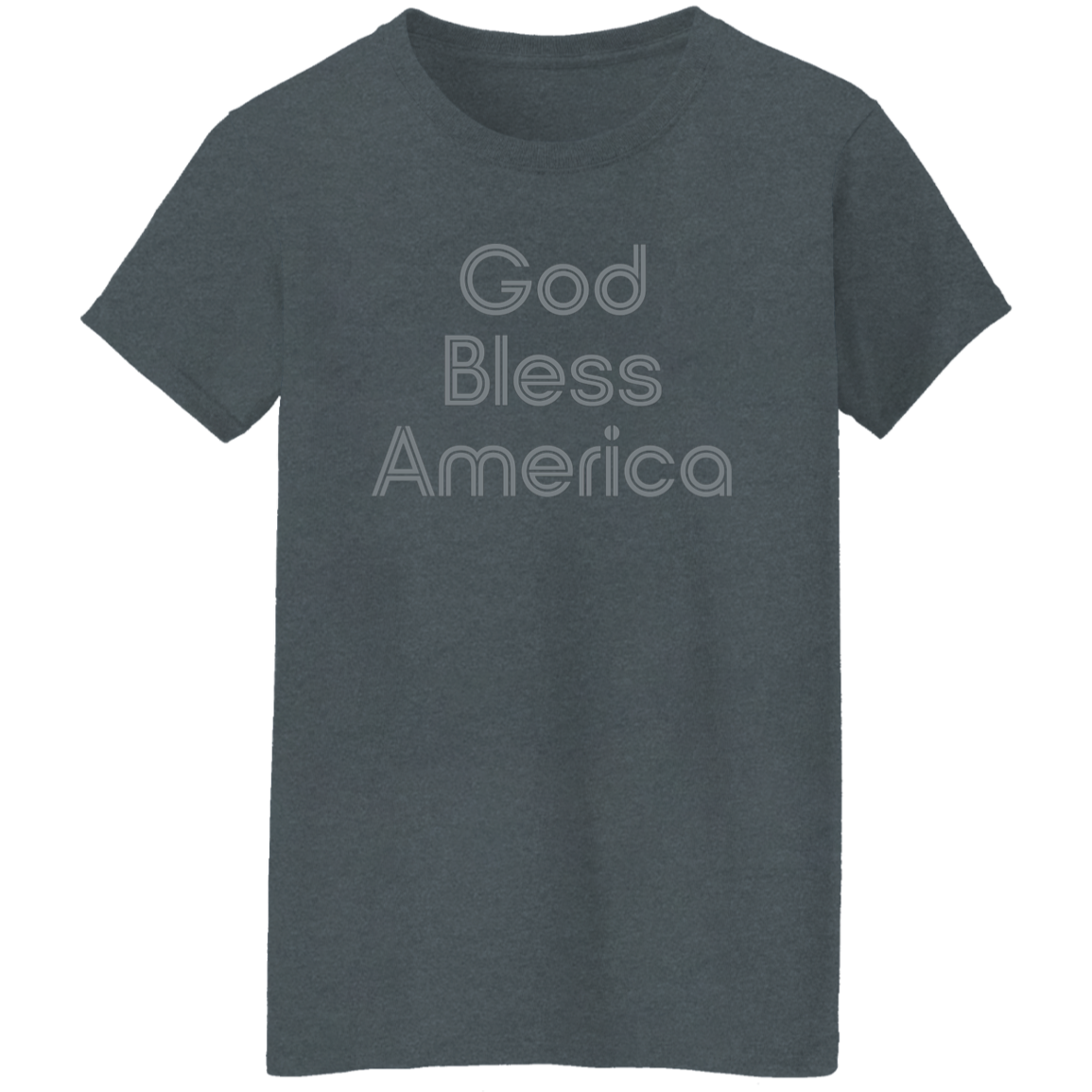 "God Bless America" Womens T-shirt | BetterSaid.co