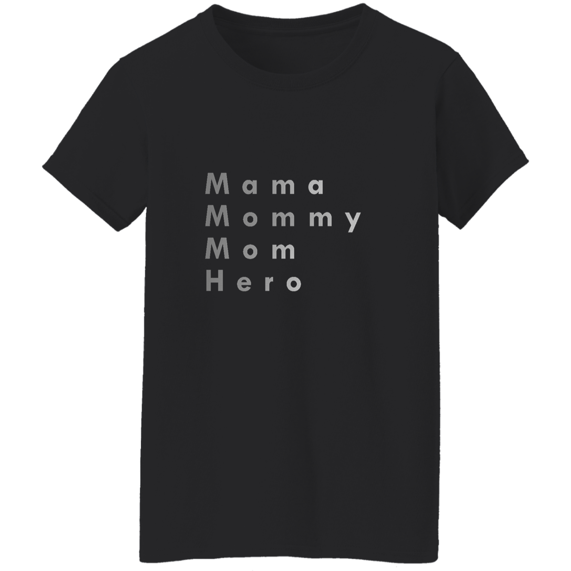 "Mama, Mommy, Mom, Hero" Womens T-shirt | BetterSaid.co
