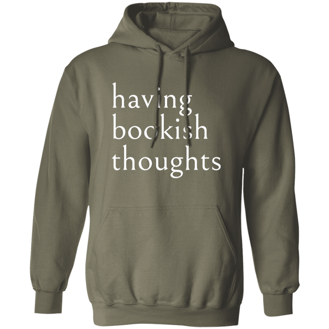 "Bookish Thoughts" Pullover Hoodie | BetterSaid.co