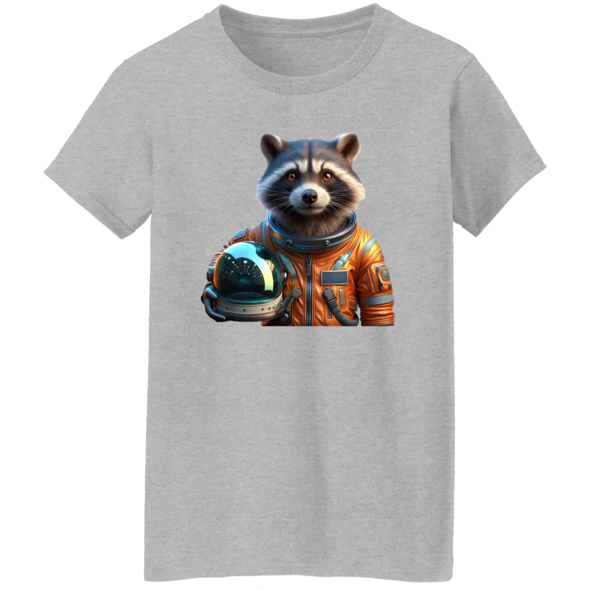 "Space Raccoon" Womens T-shirt | BetterSaid.co