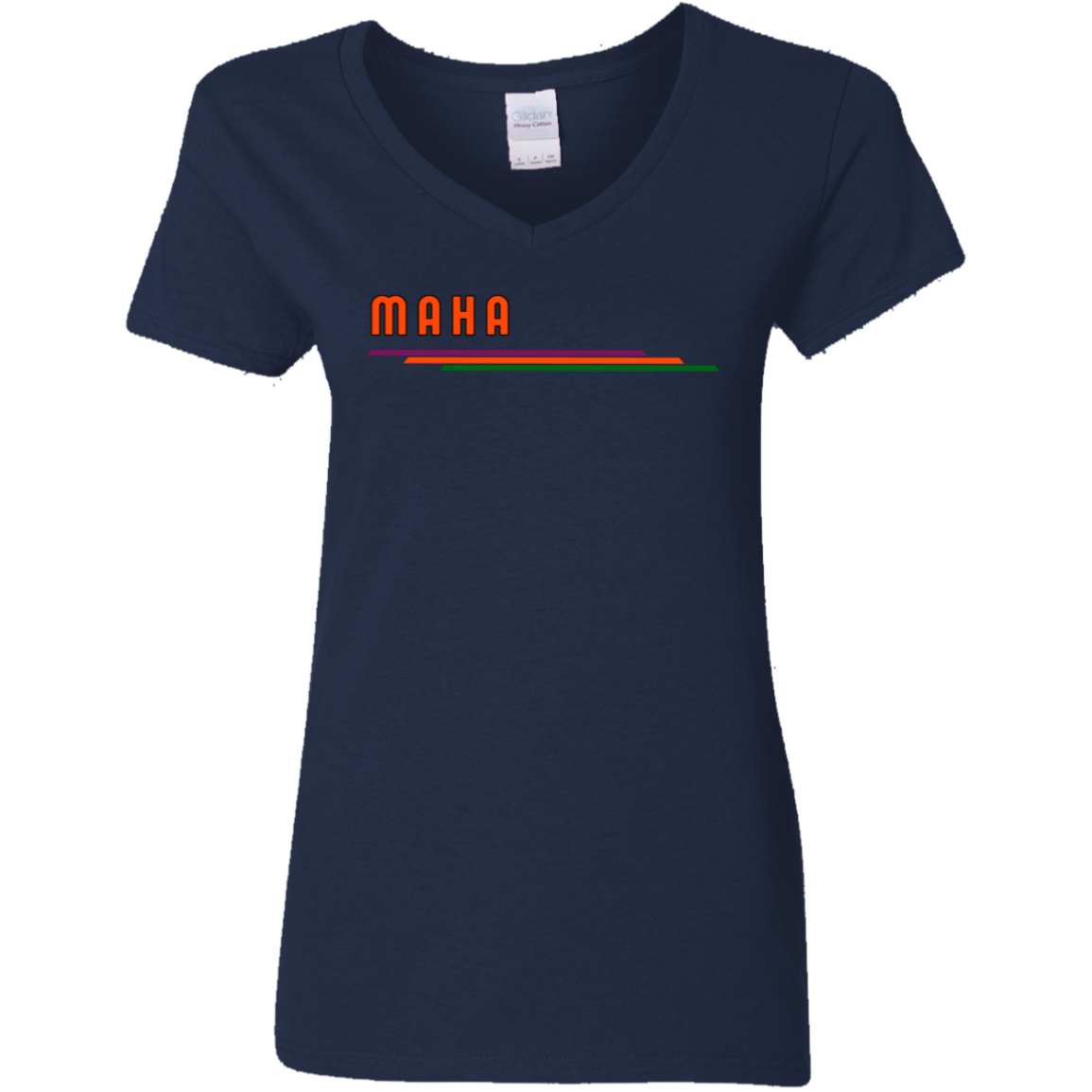 "MAHA" Womens V-neck T-shirt | BetterSaid.co