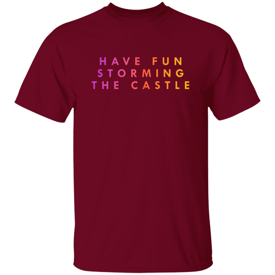 "Have fun storming the castle" Mens T-shirt | BetterSaid.co