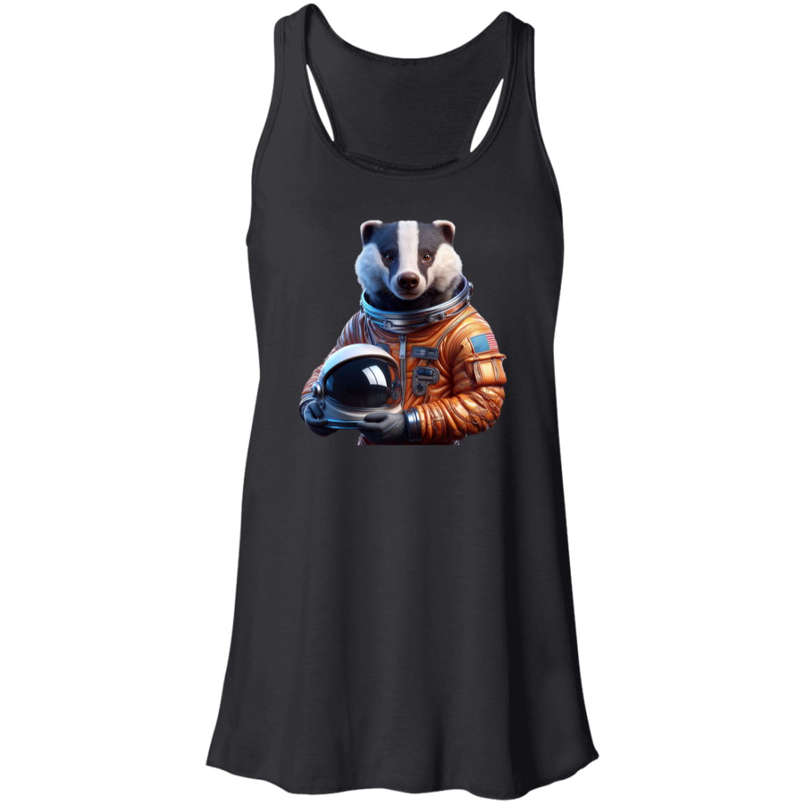 "Space Badger" Womens Tank Top | BetterSaid.co