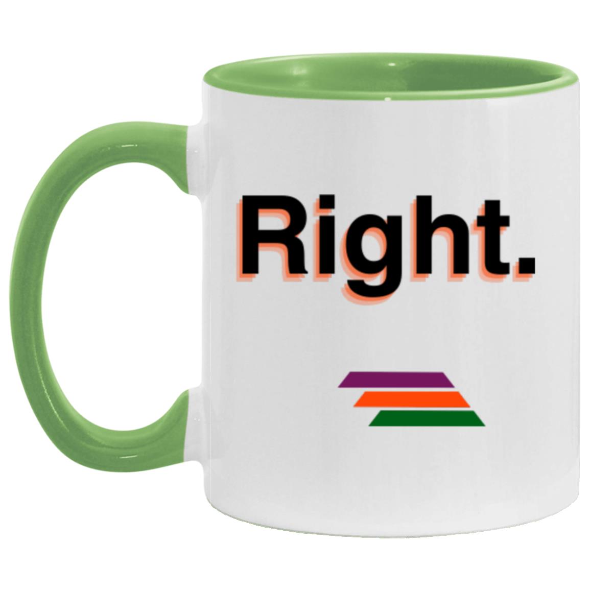 "Right." Coffee Cups | BetterSaid.co