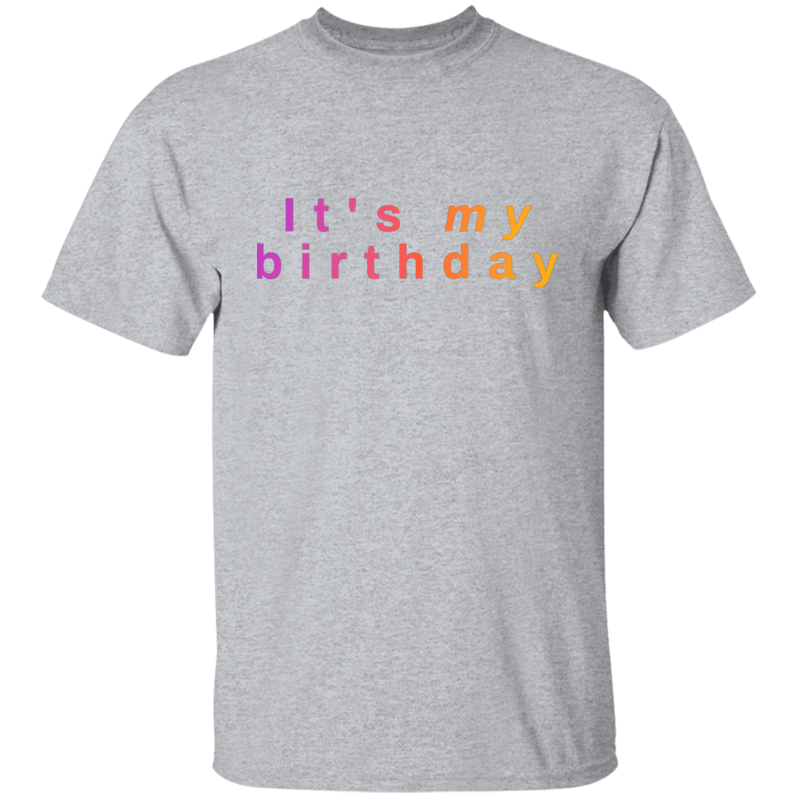 "It's my birthday" Kids Cotton T-shirt | BetterSaid.co