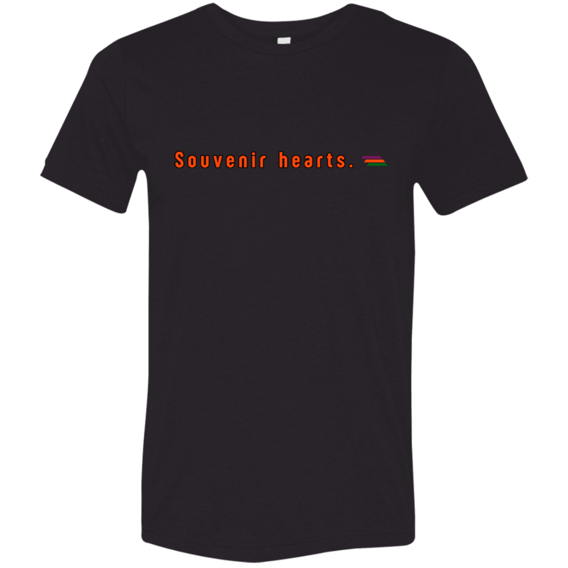 "Souvenir hearts." Tri-blend T-shirt | BetterSaid.co