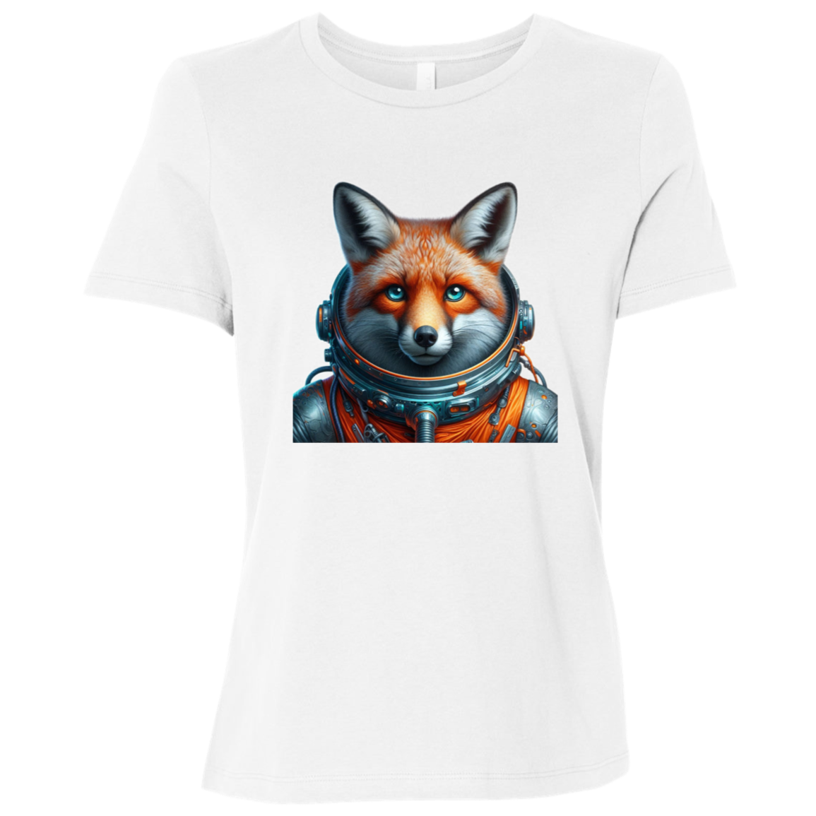 "Space Fox" Womens Relaxed T-shirt | BetterSaid.co