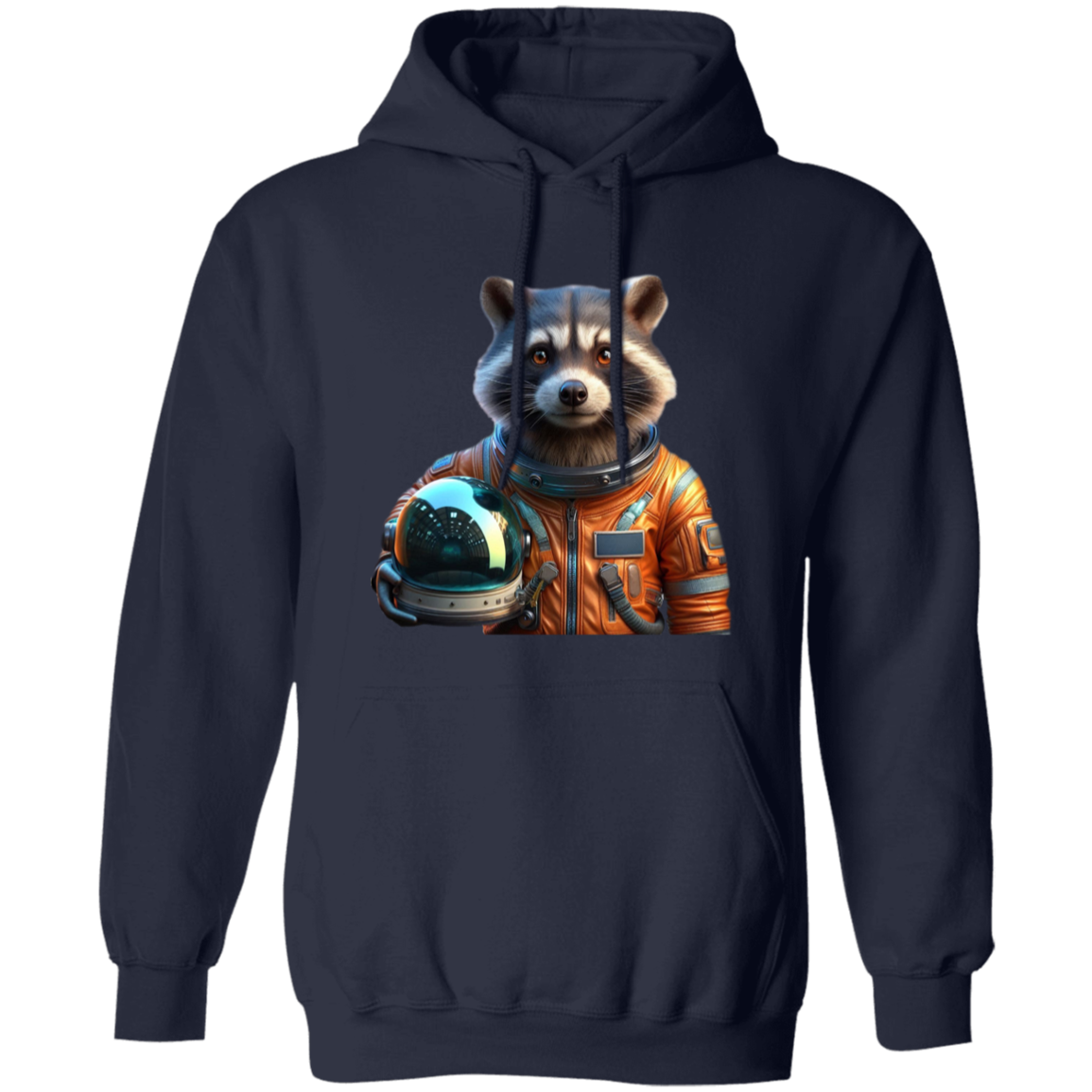 "Space Raccoon" Pullover Hoodie | BetterSaid.co