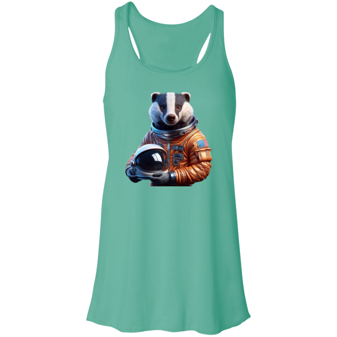 "Space Badger" Womens Tank Top | BetterSaid.co