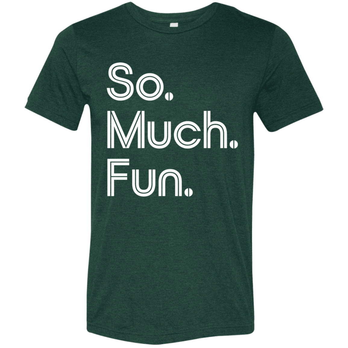 "So much fun." Tri-blend T-shirt | BetterSaid.co