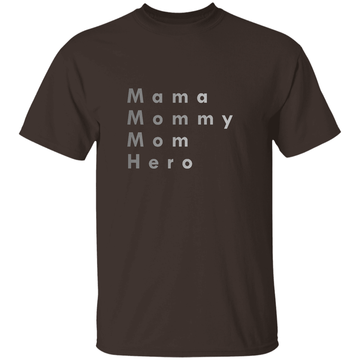 "Mama, Mommy, Mom, Hero" Mens T-shirt | BetterSaid.co