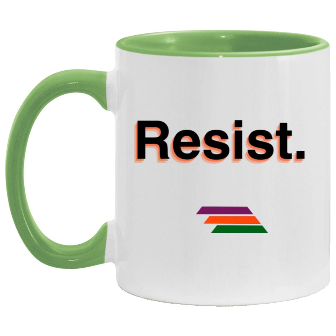 "Resist." Coffee Cups | BetterSaid.co