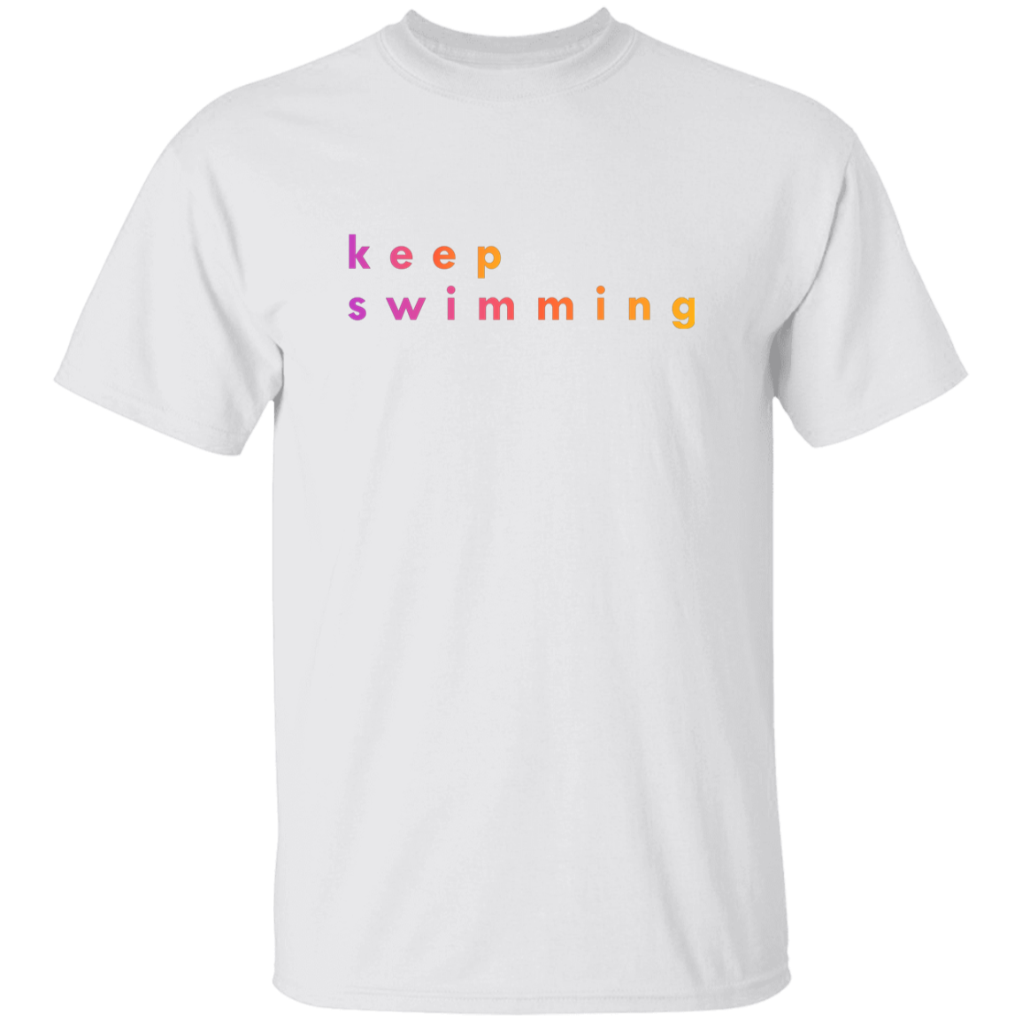 "Keep Swimming" Mens T-shirt | BetterSaid.co