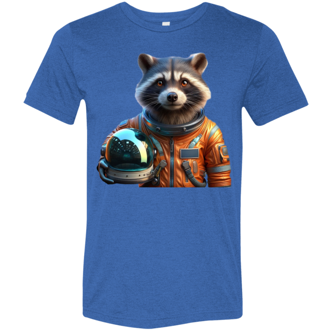"Space Raccoon" Tri-blend T-shirt | BetterSaid.co