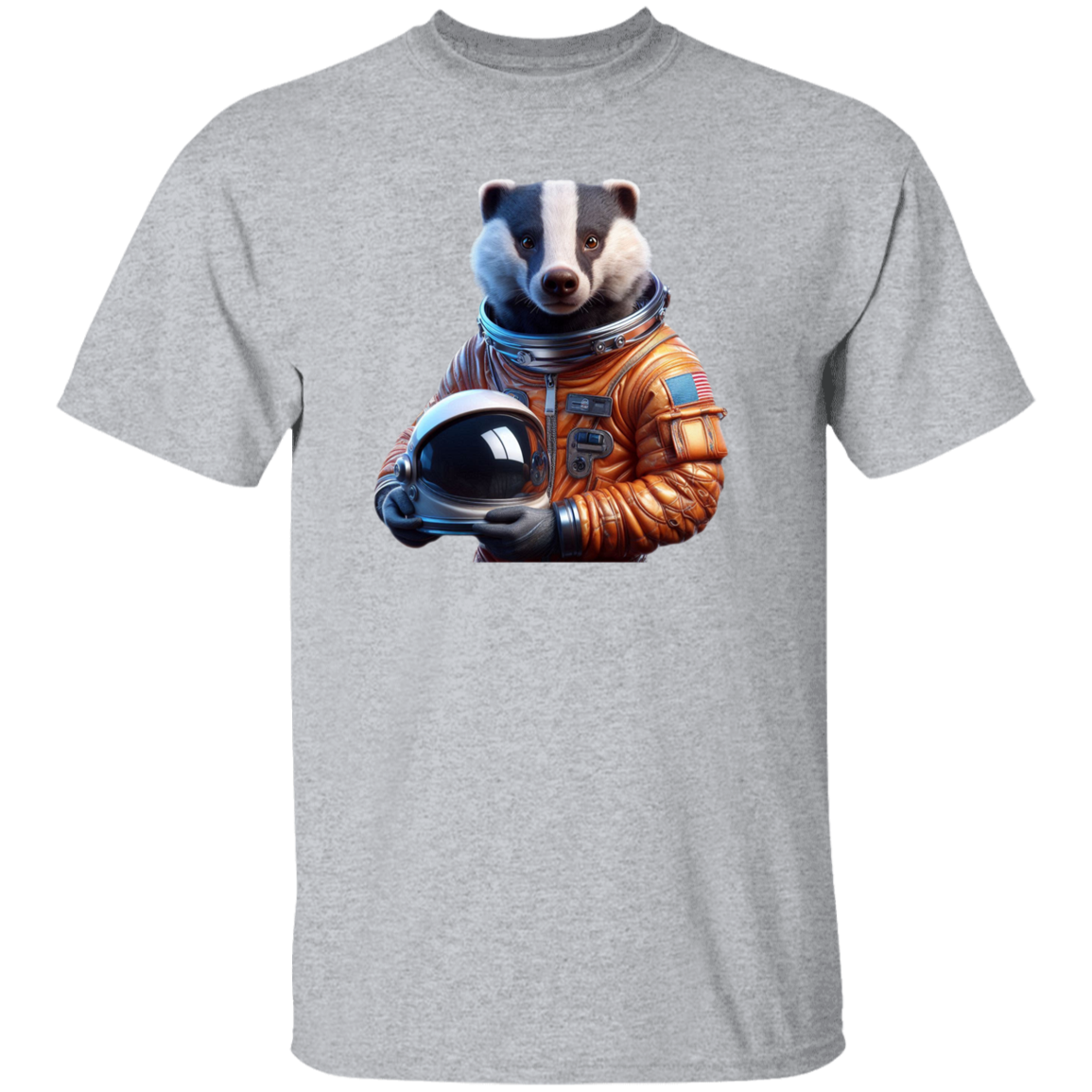 "Space Badger" Mens T-shirt | BetterSaid.co