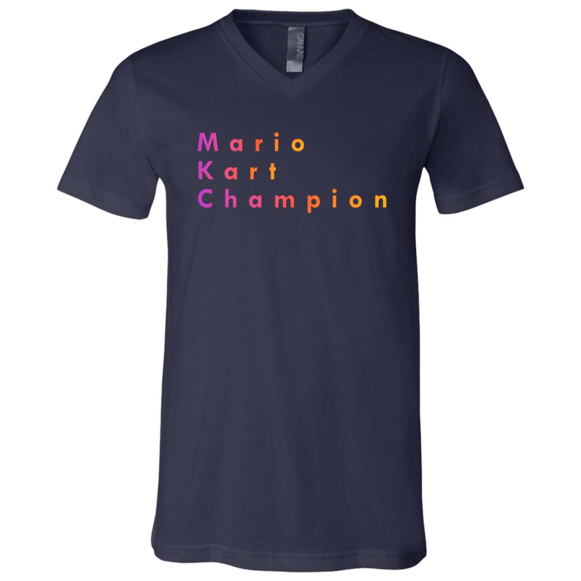 "Mario Kart Champion" V-neck T-shirt | BetterSaid.co