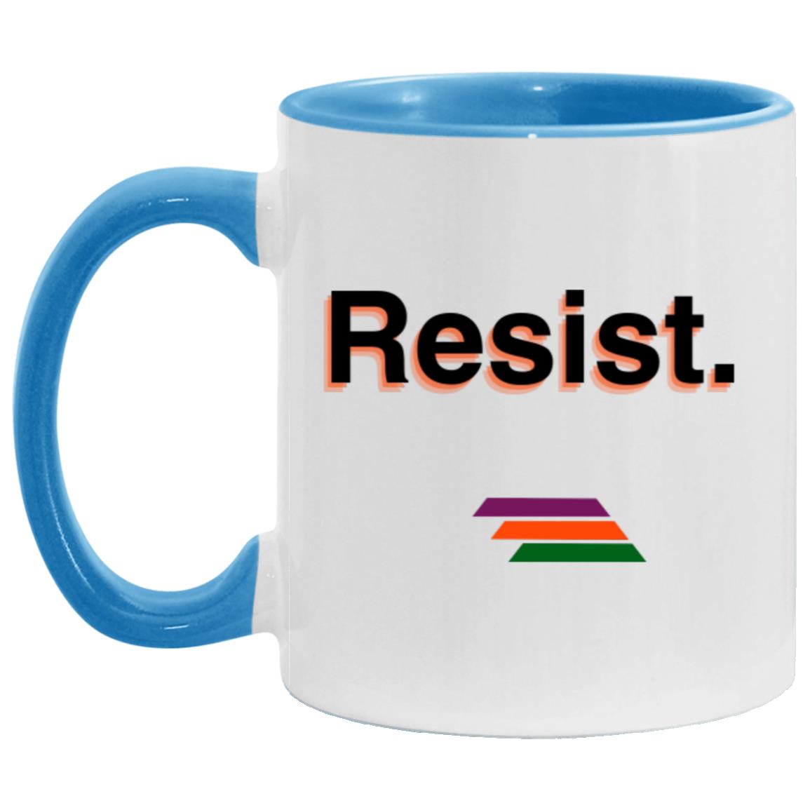 "Resist." Coffee Cups | BetterSaid.co
