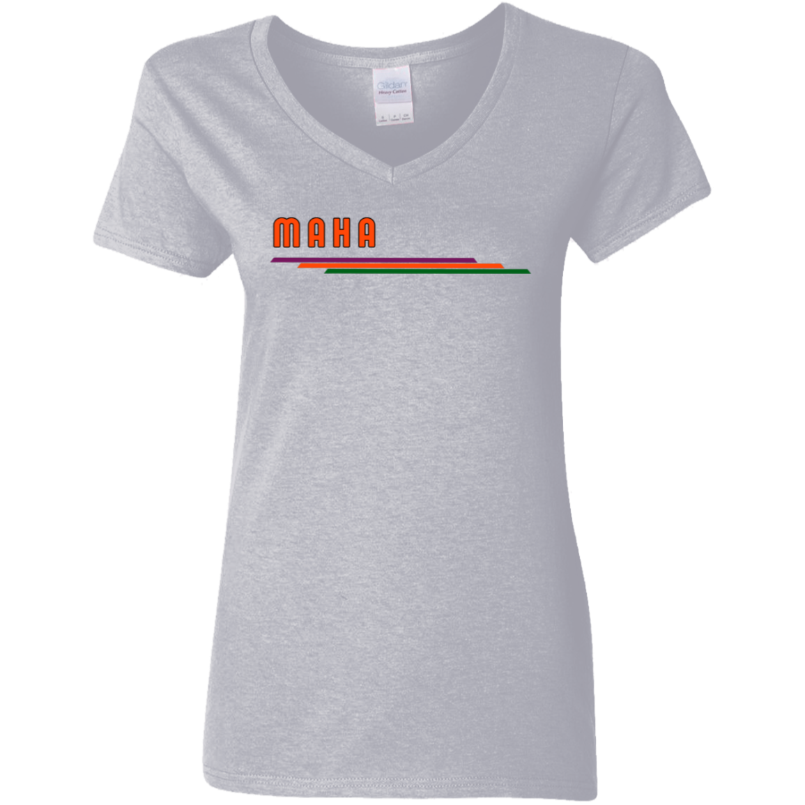 "MAHA" Womens V-neck T-shirt | BetterSaid.co