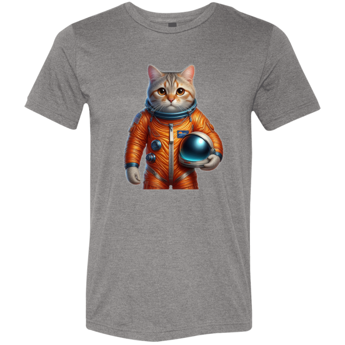 "Space Cat" Tri-blend T-shirt | BetterSaid.co