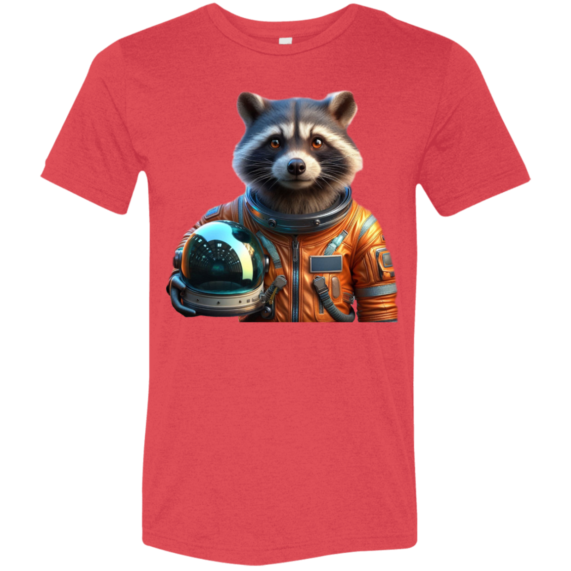 "Space Raccoon" Tri-blend T-shirt | BetterSaid.co