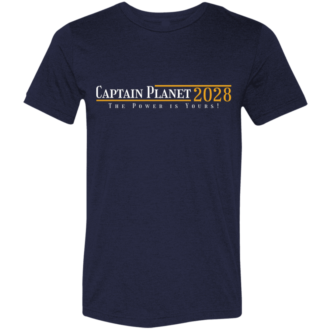 "Captain Planet 2028" Tri-blend T-shirt | BetterSaid.co