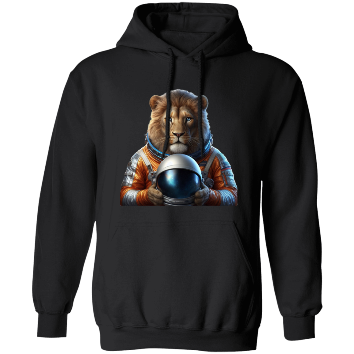"Space Lion" Pullover Hoodie | BetterSaid.co