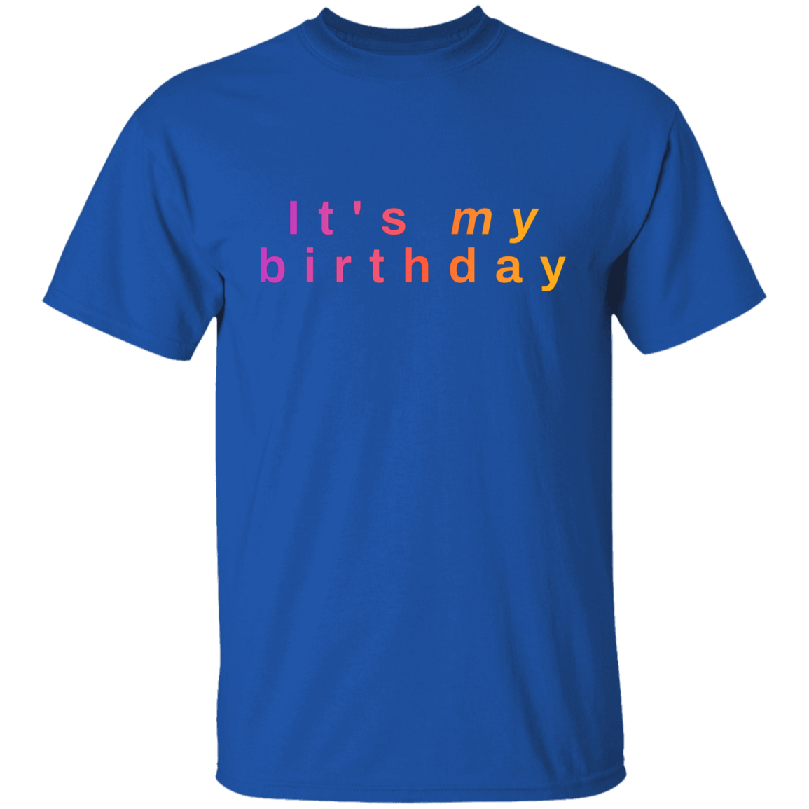 "It's my birthday" Kids Cotton T-shirt | BetterSaid.co