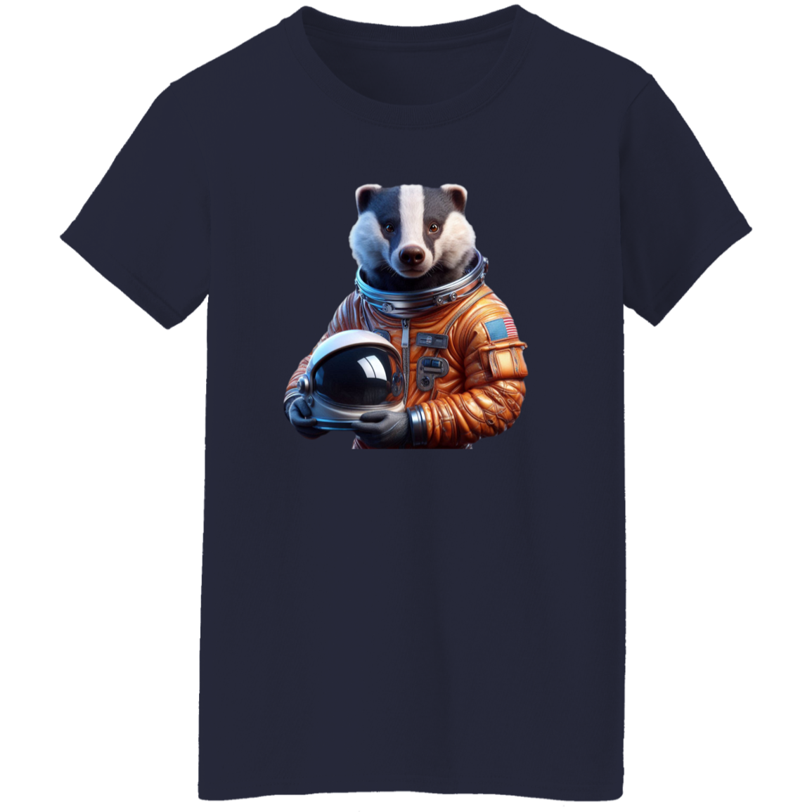 "Space Badger" Womens T-shirt | BetterSaid.co