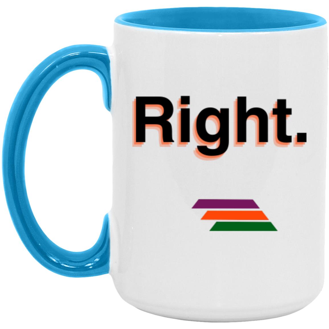 "Right." Coffee Cups | BetterSaid.co