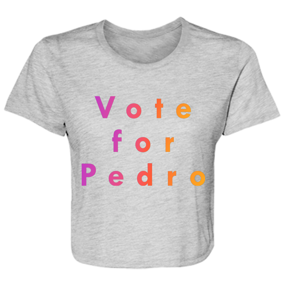 "Vote for Pedro" Womens Crop Top | BetterSaid.co