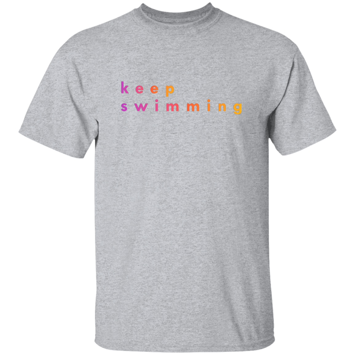 "Keep Swimming" Mens T-shirt | BetterSaid.co