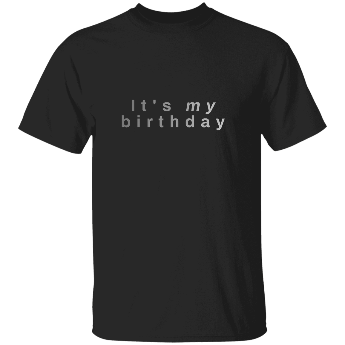 "It's my birthday" Mens T-shirt | BetterSaid.co