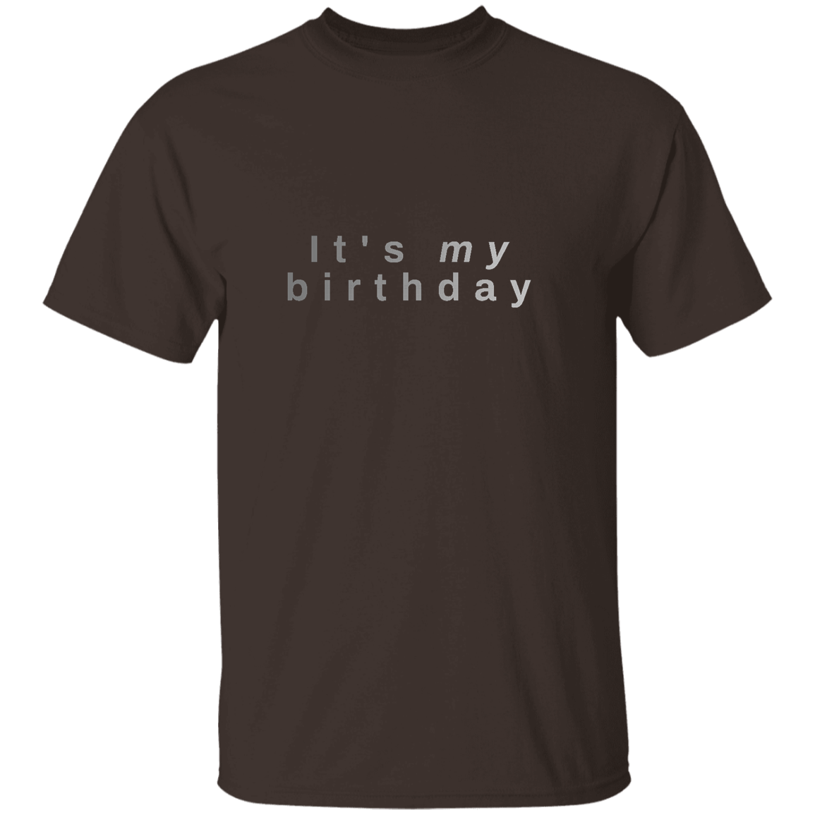 "It's my birthday" Mens T-shirt | BetterSaid.co